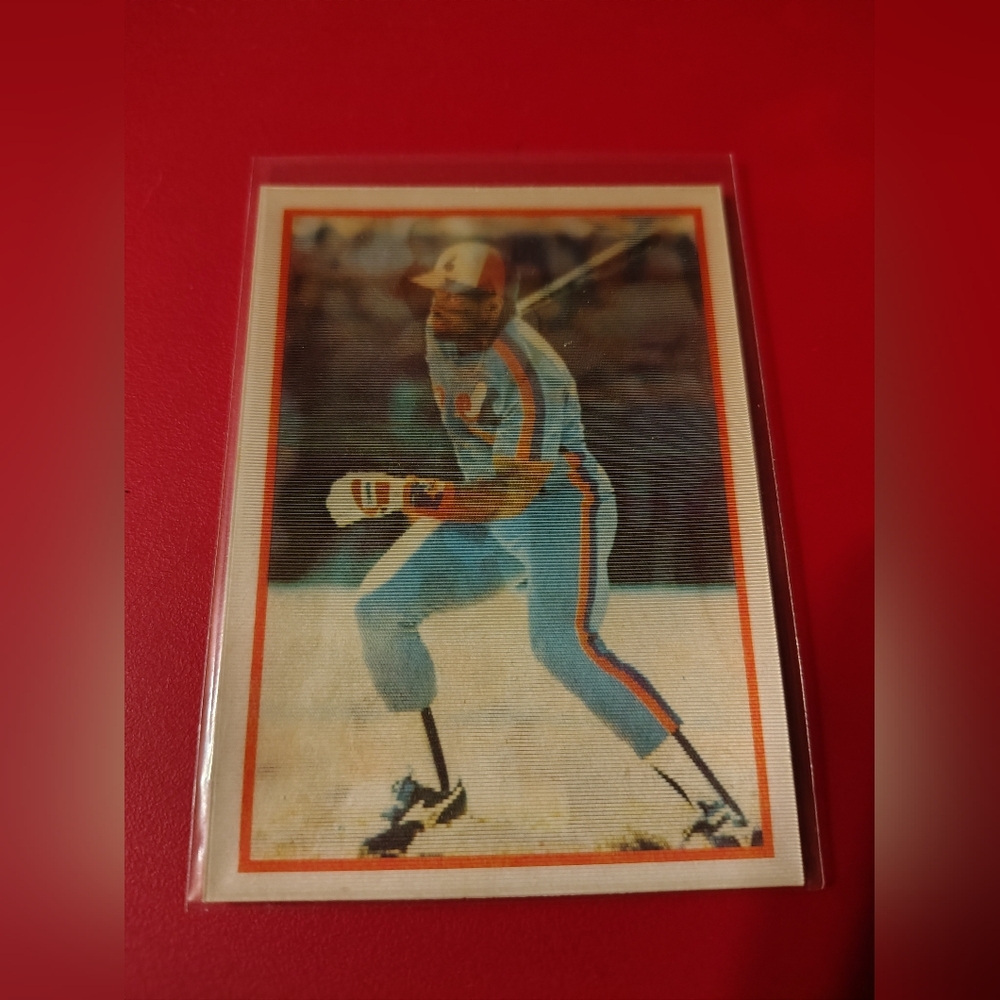 1986 Sportflics Tri-Stars N.L. Speed Burners Tim Raines, Eric Davis, V. Coleman